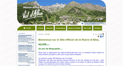 Desktop Screenshot of mairie-allos.fr